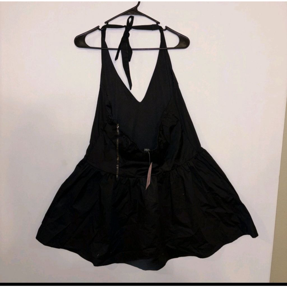 Wild Fable Black Halter Skater Dress - Picture 4 of 6